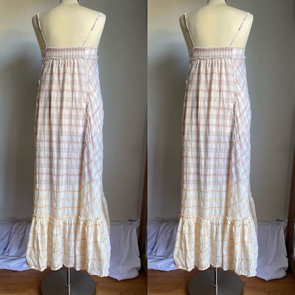FREE PEOPLE Plaid City Maxi Top - Picture 4 of 5